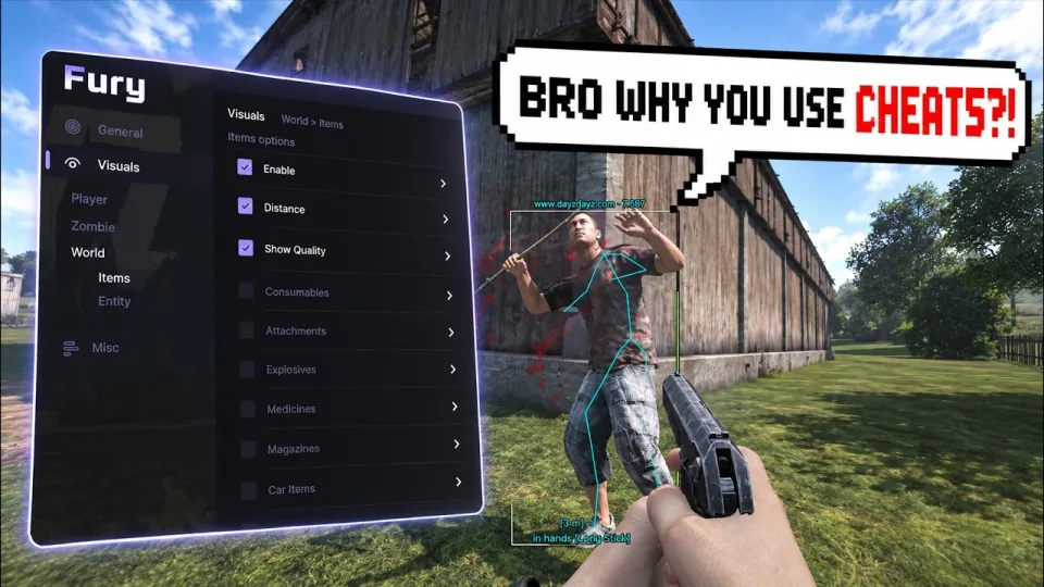 DayZ Cheat Provides Unmatched Advantage Using Aimbot ESP and Wallhack Features